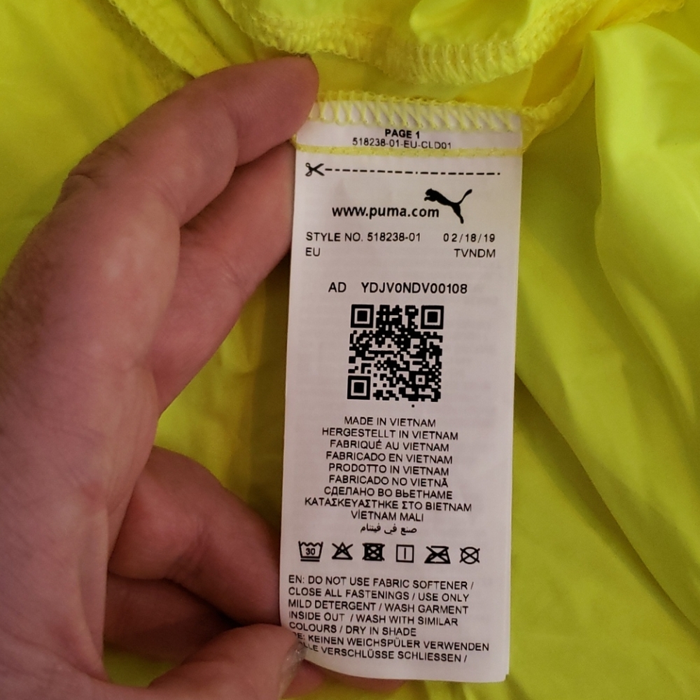 Puma Yellow Alert Shift Packable Jacket 💛 - Picture 13 of 14